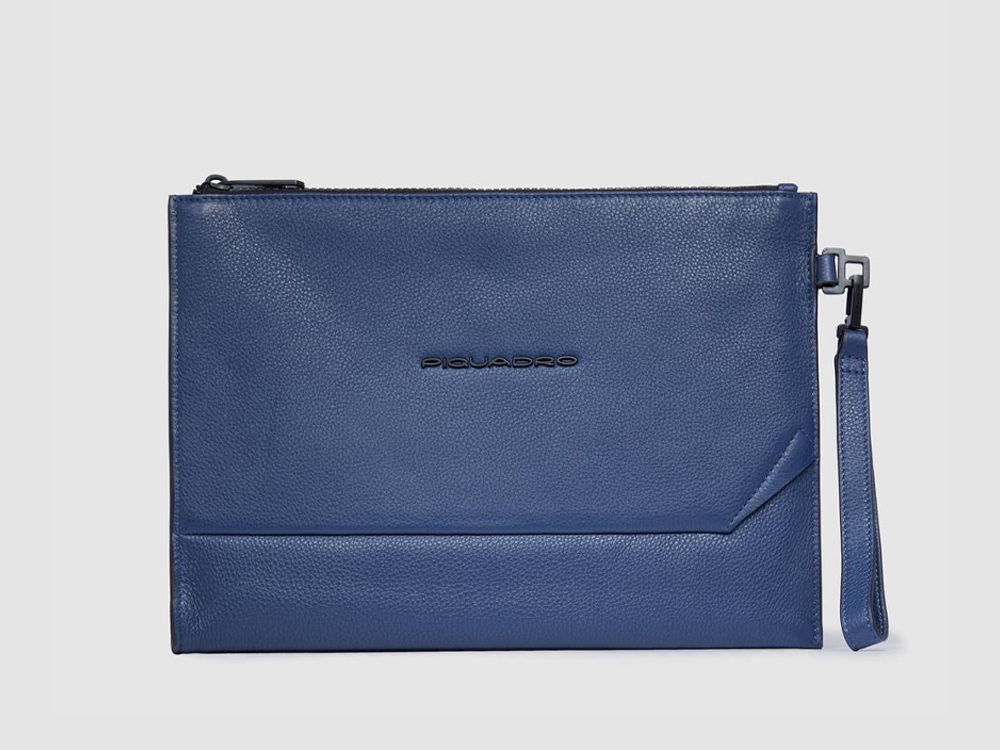 Men's clutch for iPad@ - blue