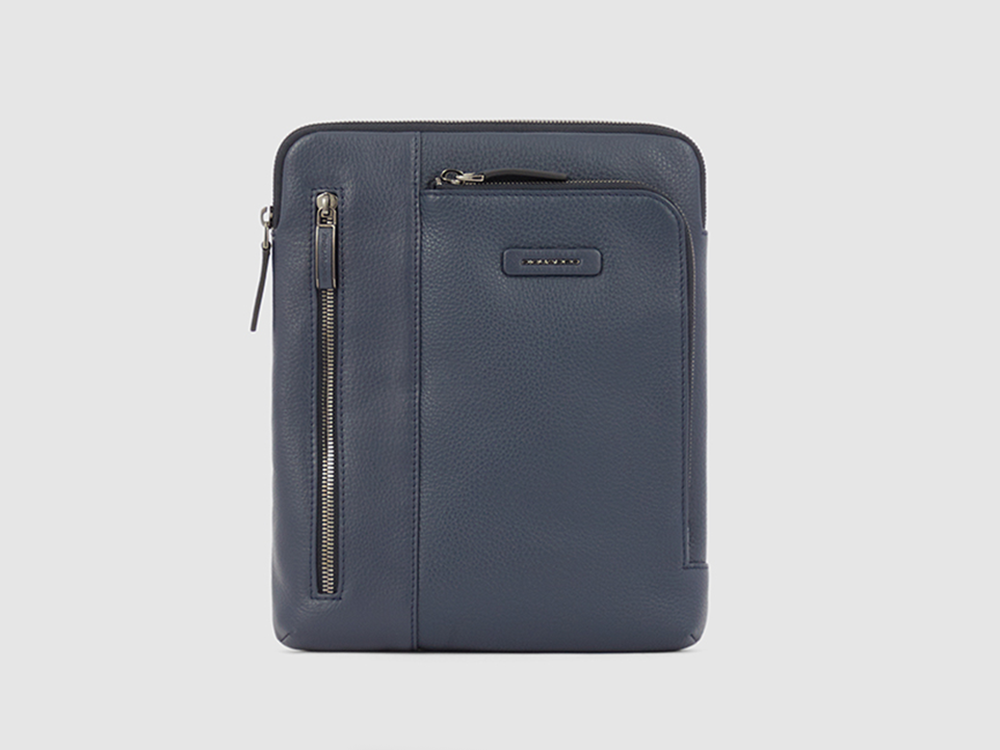 Men's crossbody bag for iPad® - blue